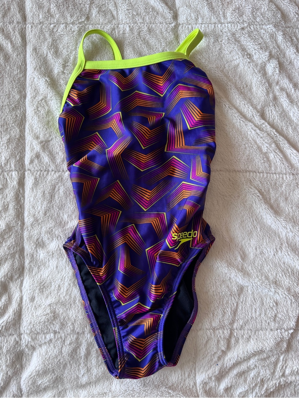Like New Speedo Play the Angles Pro LT Women’s swimsuit - neon yellow straps 26